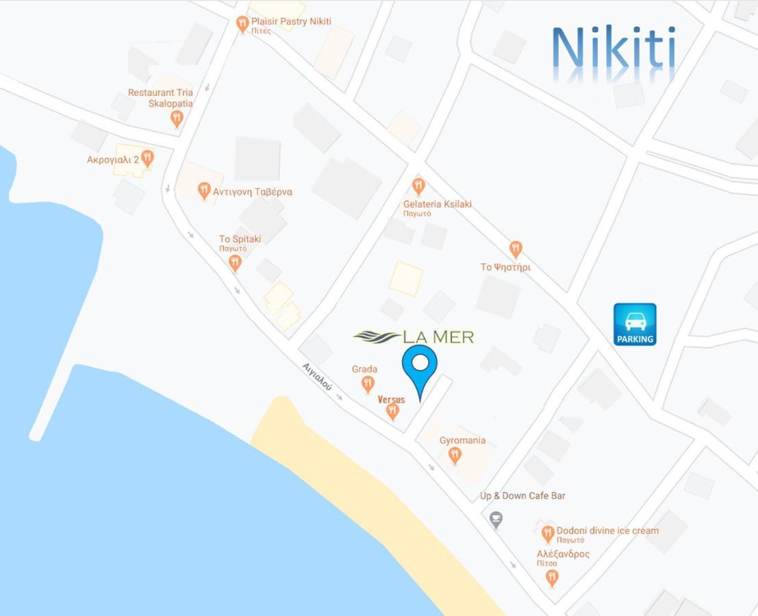 La Mer Apartments Nikiti  Bagian luar foto